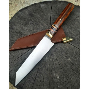 ШЕФ КУХАР ніж ручної роботи Павла Гончаренка, сталь n690 61 HRC. Photo 2